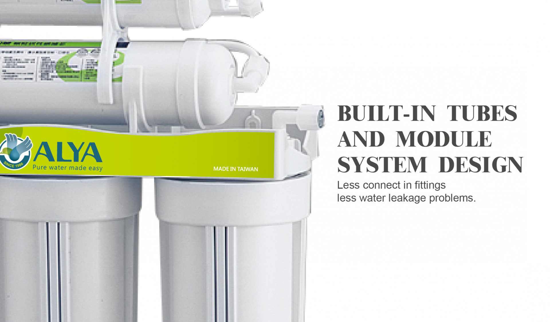 WATER PURIFIER BUILT-IN TUBES AND MODULE SYSTEM DESIGN