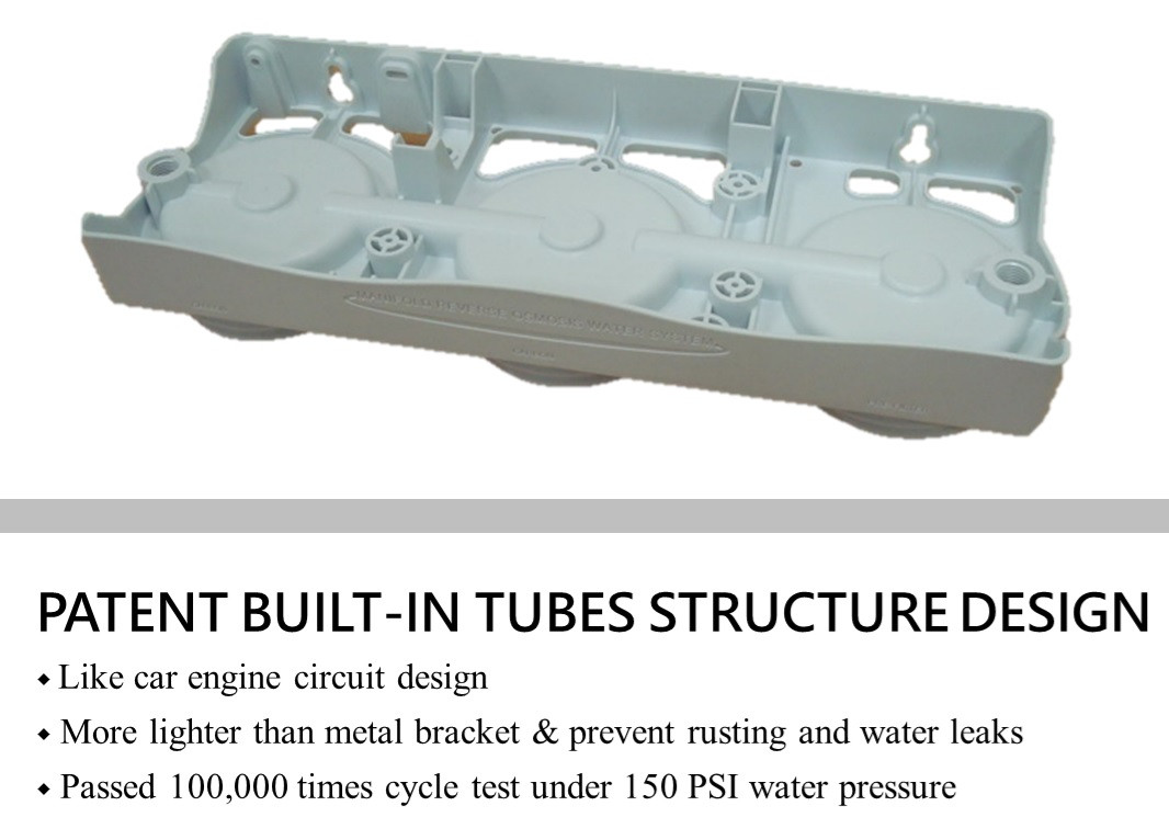 RO SYSTEM PATENT BUILT-IN TUBES STRUCTURE DESIGN