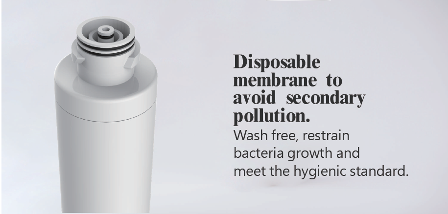 RO SYSTEM DISPOSABLE MEMBRANE TO AVOID SECONDARY POLLUTION