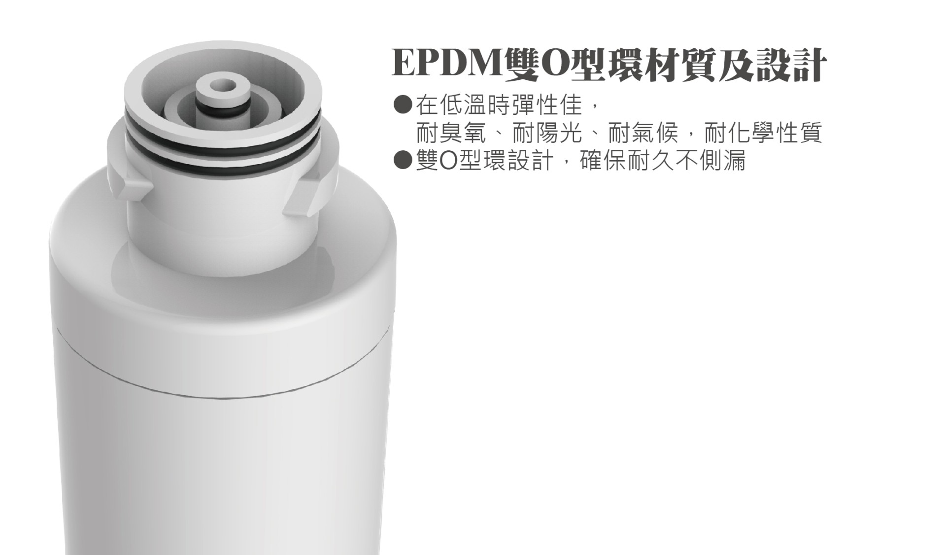 EPDM雙O型環材質設計